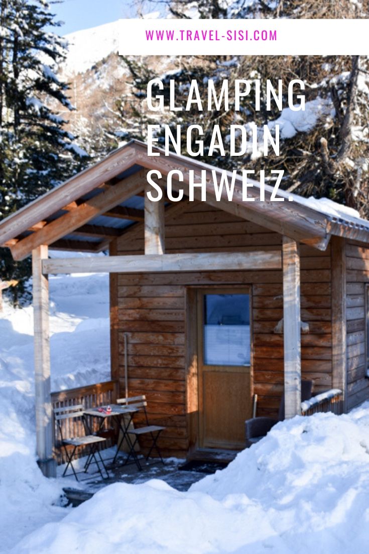 Glamping im Winter Engadin Graubünden Schweiz