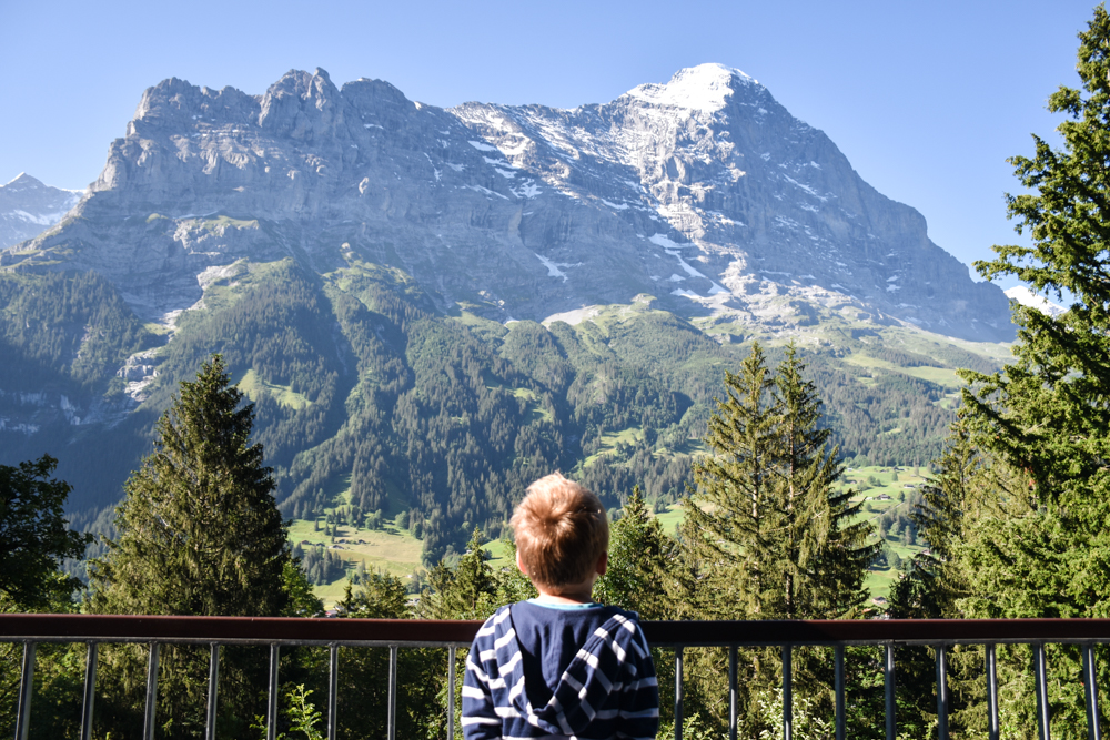 Unterkunft Berner Oberland Schweiz Bienenkorb Jugendherberge Grindelwald Aussicht