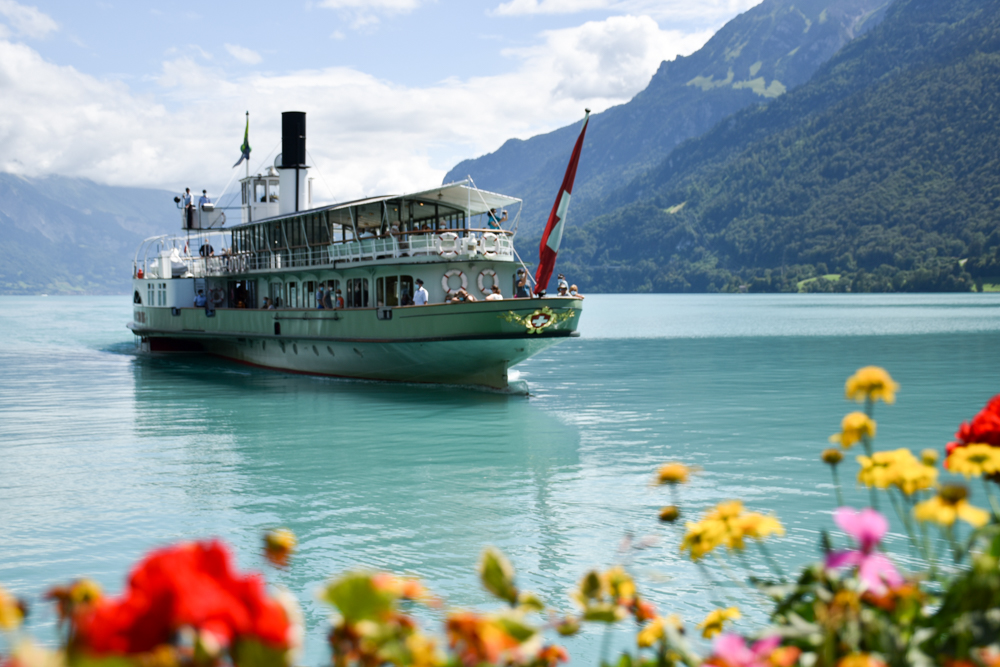 Ausflugstipp Giessbachfälle Brienzersee Interlaken Schweiz Dampfschiff