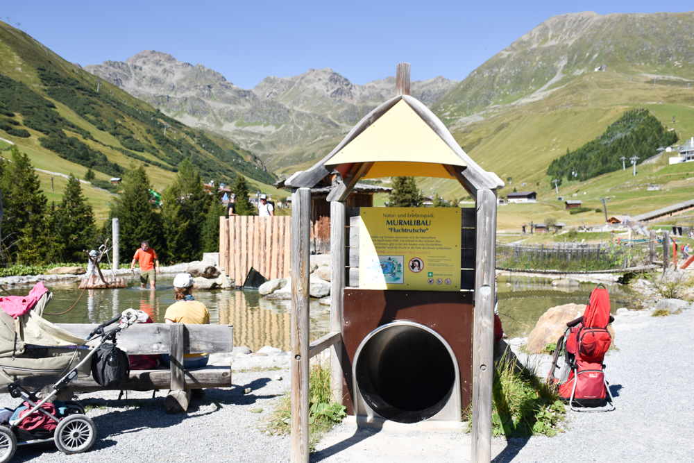 Familienwochenende Serfaus Tirol Österreich Murmliwasser