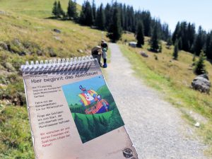 Familienwochenende Serfaus Tirol Österreich Stickerbuch Piratenweg