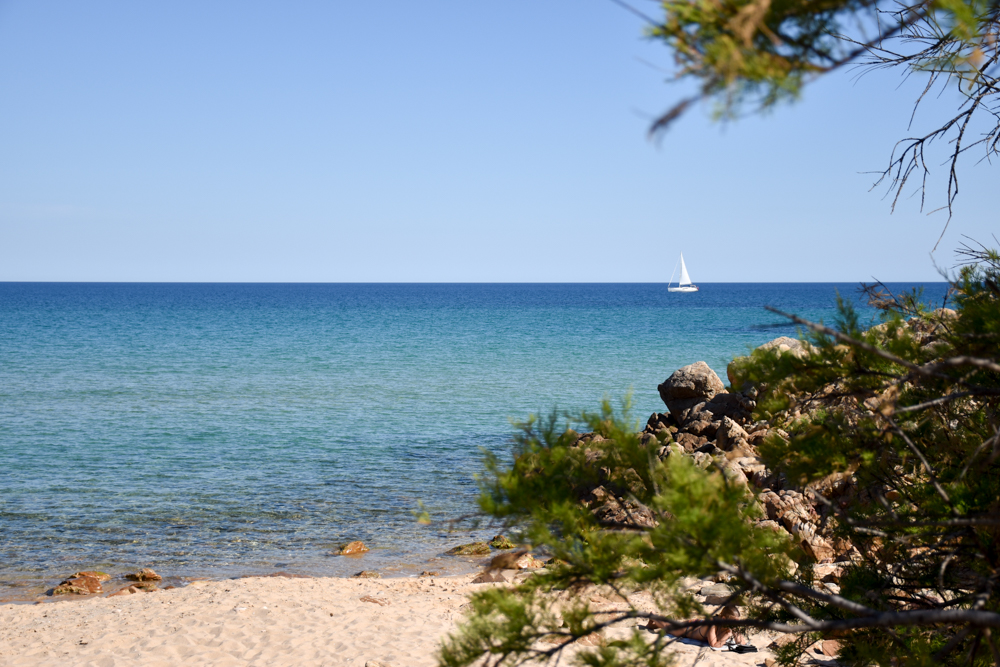 Sardinien Süden Reisetipps Highlights Unterkunft Restaurant Strand Einsamkeit bei der Cala del Morto