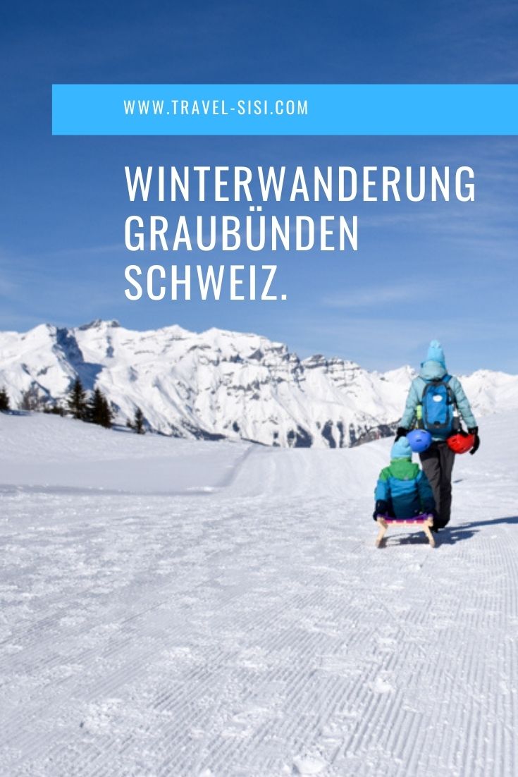 Winterwanderung Viamala Graubünden Schweiz