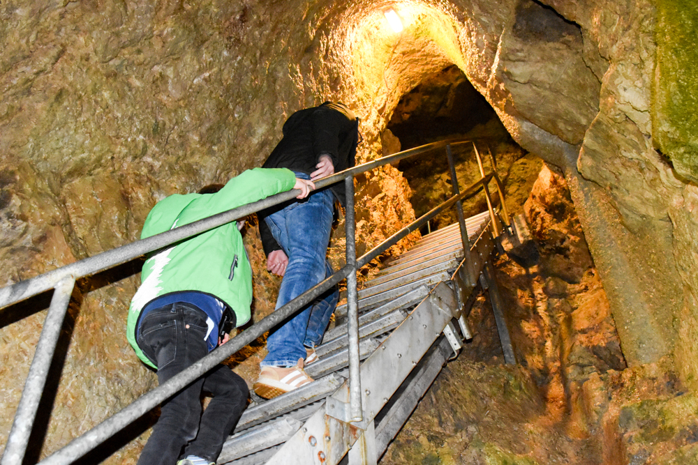 Camping Reise Jura Schweiz Les Moulins Souterrains Grotte