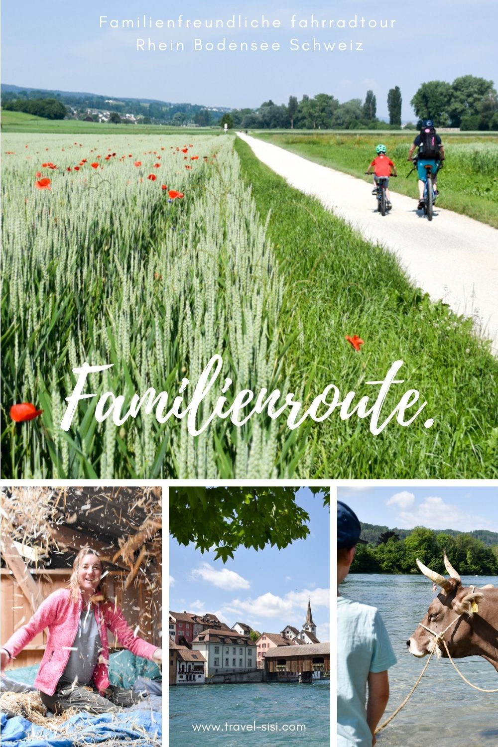 Fahrradtour Familienroute Rhein Bodensee Schweiz