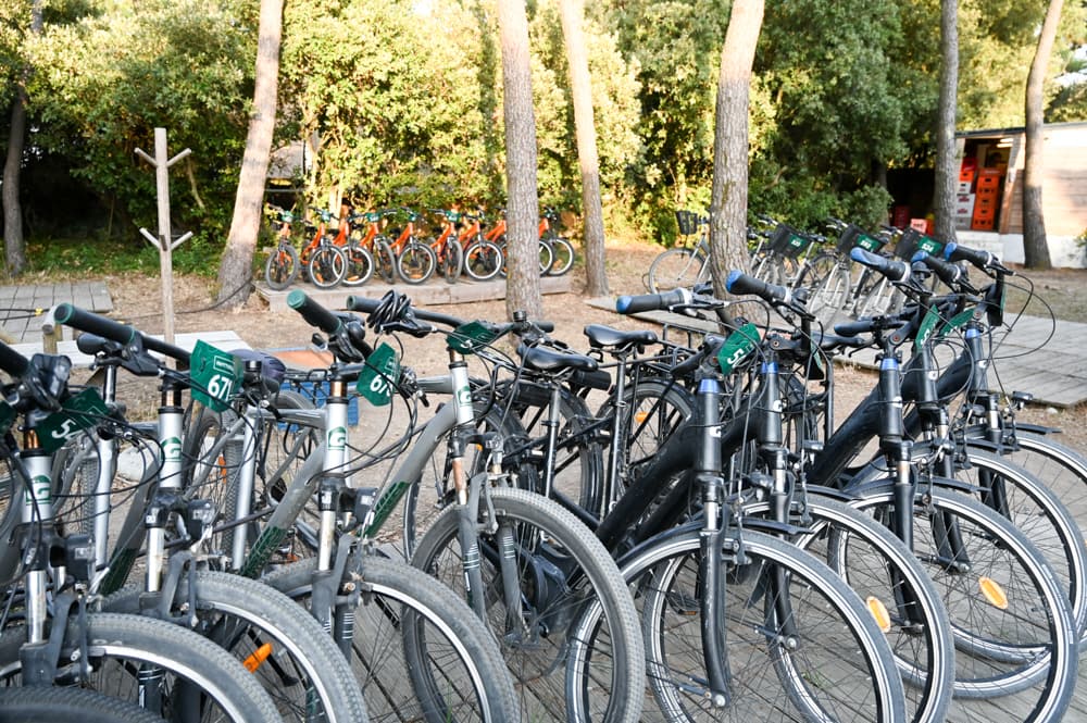 Der Fahrradverleih ist überall auf der Insel Noirmoutier möglich