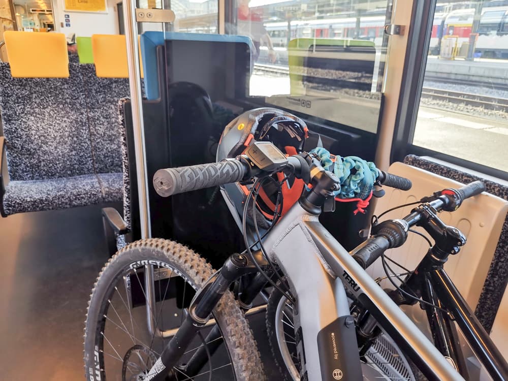 Biketransport mit der SBB und Rhätischen Bahn für die familienfreundliche Bike Tour