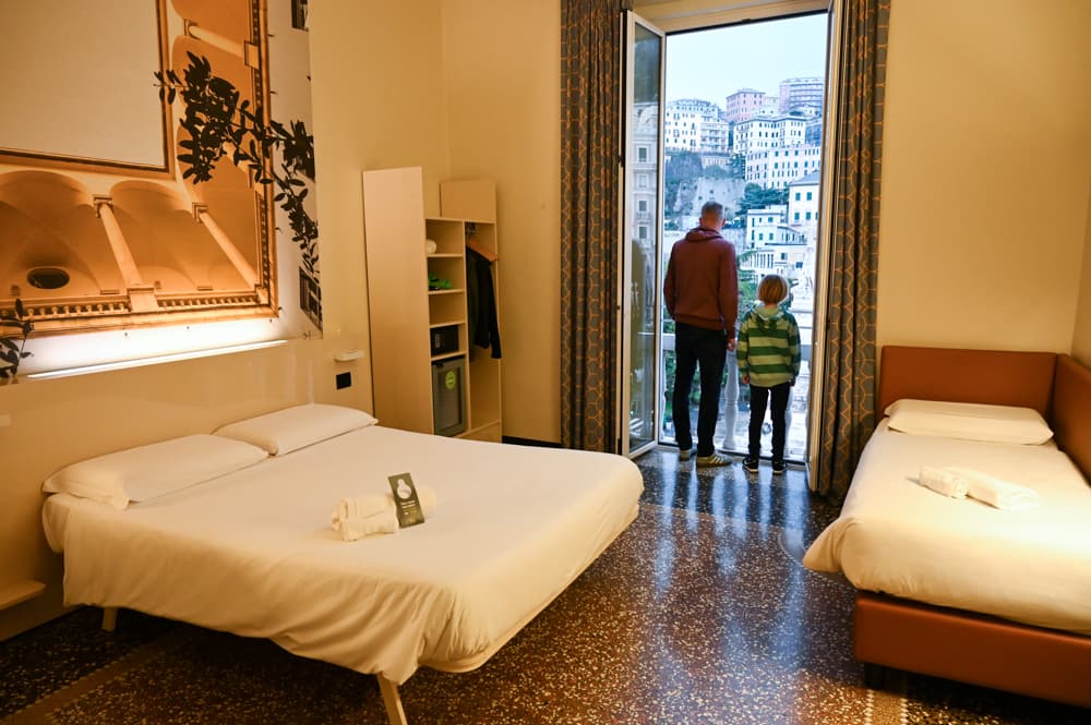 Genua mit Kindern Unterkunftstipp B&B Hotel Genova