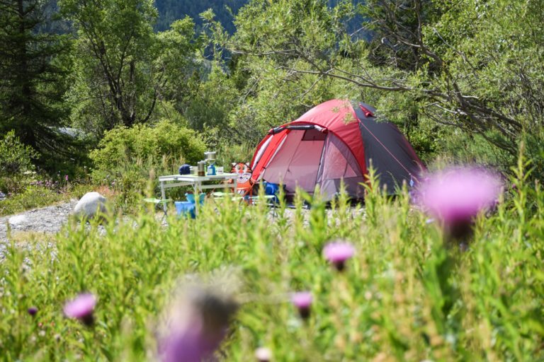 Campingplatz Engadin mit Kindern: Unser Zeltwochenende auf dem Camping Morteratsch