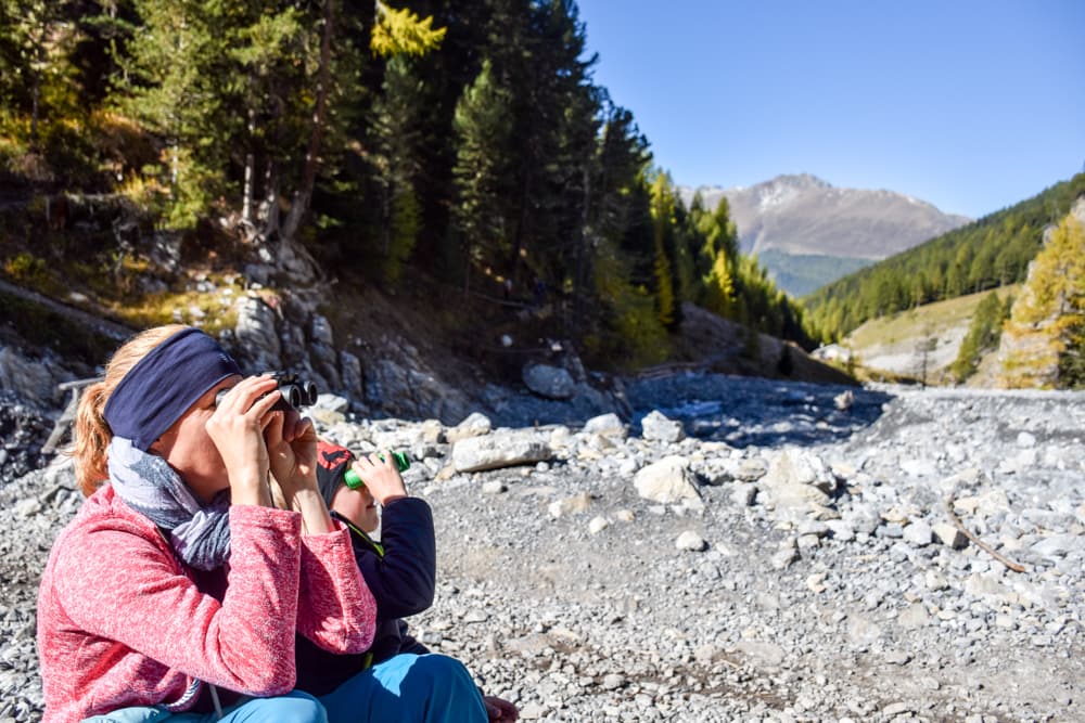 Familienfreundliche Herbstwanderung Val Trupchun Engadin