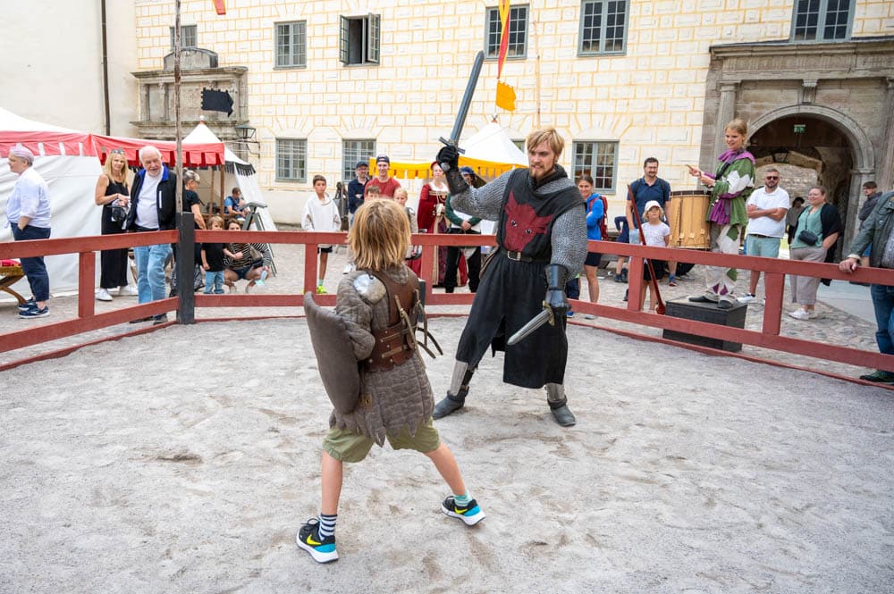 Campingreise Schweden mit Kindern Kinderprogramm im Schloss Kalmar