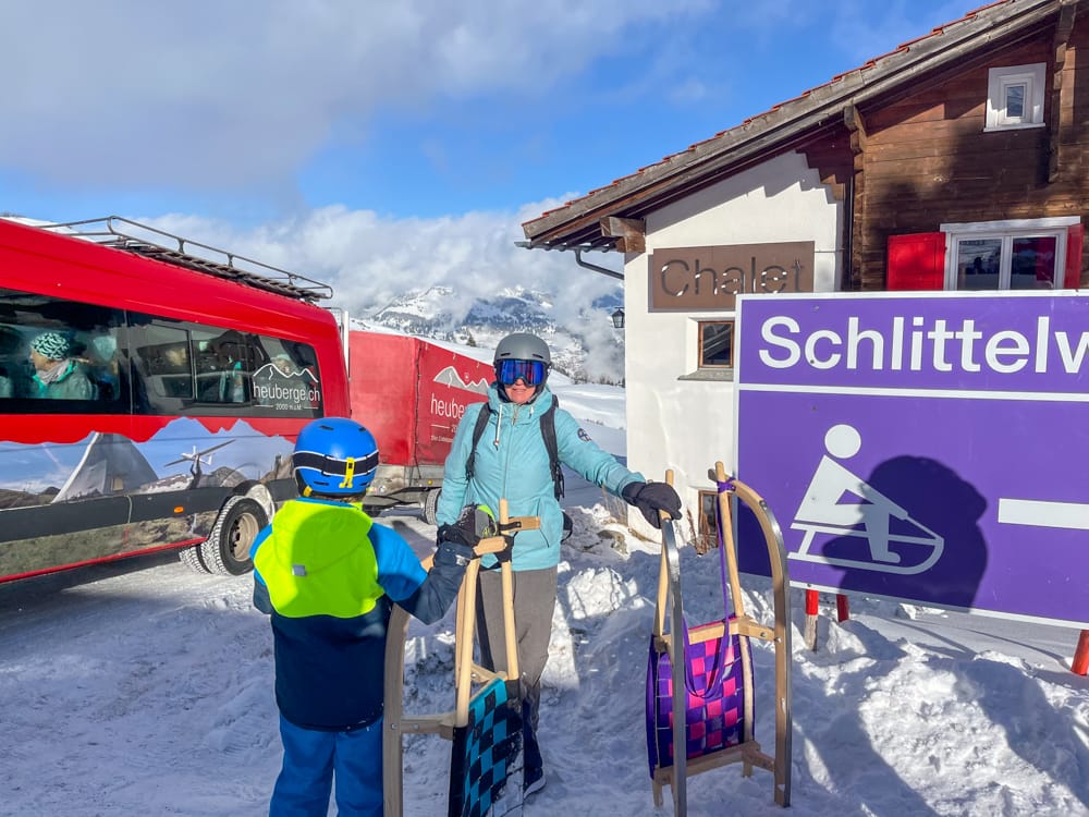 Schlittelweg Fideriser Heuberge
