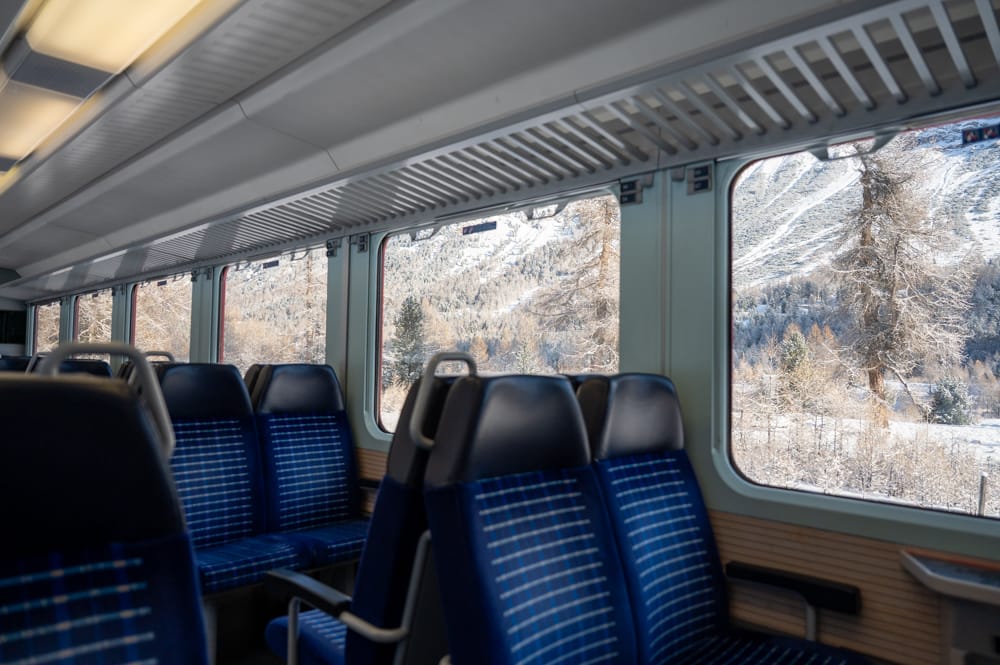 Zugfahrt Chur Tirano Rhätische Bahn mit Kindern