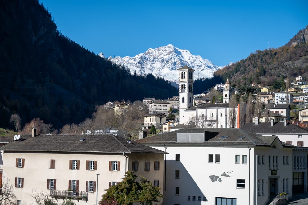 Zugreise Chur Tirano Rhätische Bahn mit Kindern