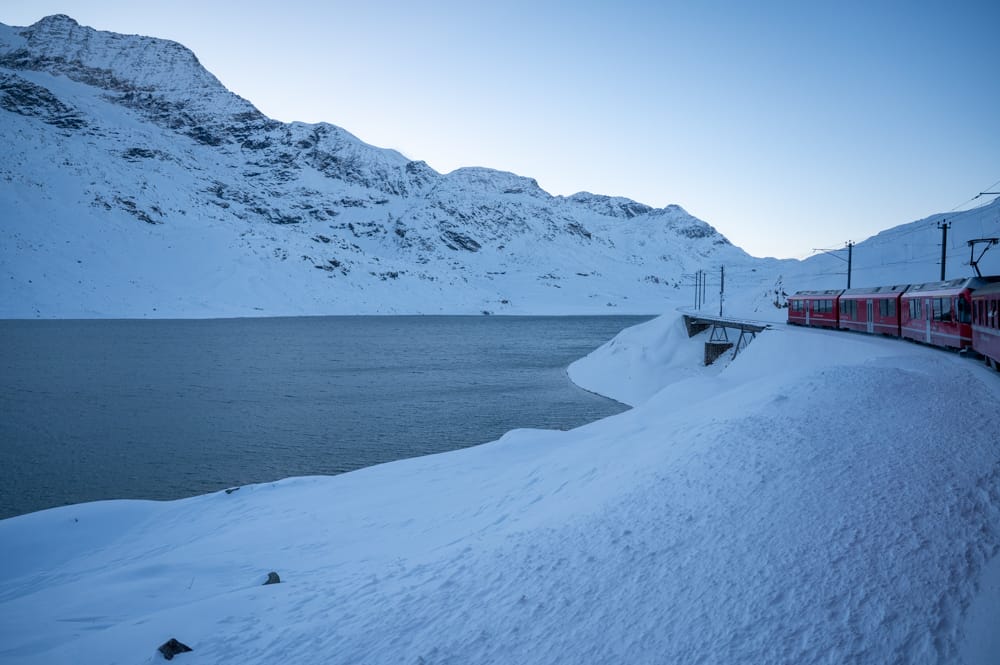 Zugfahrt Chur Tirano Rhätische Bahn mit Kindern