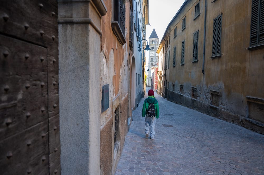 Zugfahrt Schweiz Italien Rhätische Bahn mit Kindern